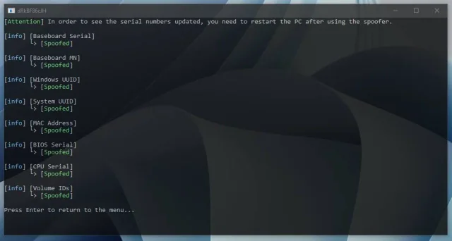 PERMANENT SPOOFER — Spoofer screenshot 2